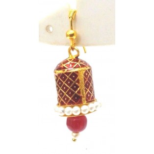 Meenakari Minakari Enamel Jhumka Jhumki Handmade Earring Jewelry Chandelier A121